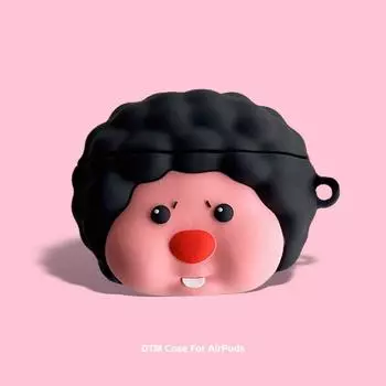 Second Generation and Third Generation Airpodspro Wireless Bluetooth Earbuds Case 3 Generation 4 Generation 5 Generation Silicone Drop-Resistant Loopy