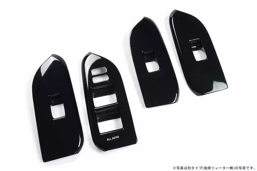 SecondStage Toyota Land Cruiser Prado 150 Series Late Model PWSW Panel с задним твитером Piano (Дверной выключатель) Черный/T412BLK