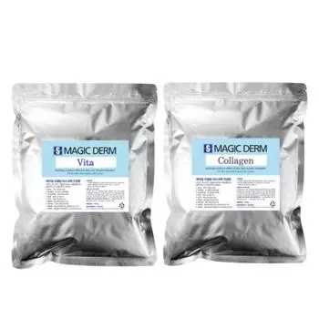 Secret Derm Magic Derm Modeling 2000 мл Моделирующий набор для ухода за кожей Резиновая упаковка Vita + Collagen