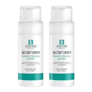 Secret Derm Sensitive Enzyme Powder Wash 50 мл 3+1, 1 шт., 50 г