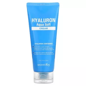 Secret Key, Гиалуроновый крем Aqua Soft, 150 г (5,29 унций)