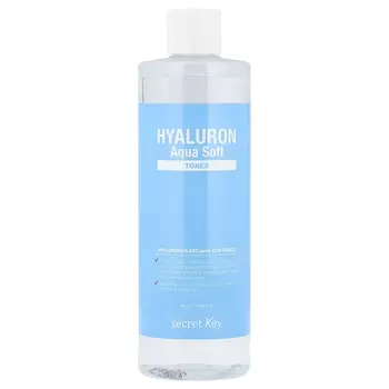 Secret Key, Гиалуроновый тоник Aqua Soft, 500 мл (16,9 жидких унций)