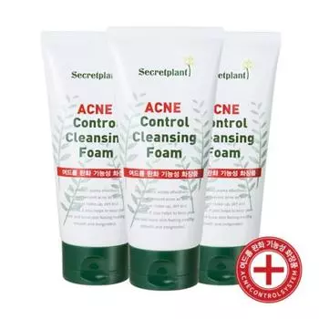Secretplant Tea Tree Control Очищающая пенка для лица от прыщей [3 шт.] NONE