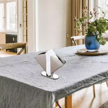 Sector Napkin Holder Dispenser Modern with Base Simple Serviette Paper 16.8cmx12.6cm