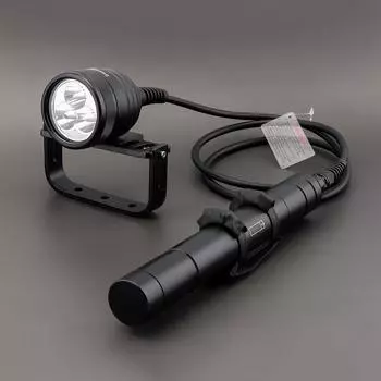 SecurityIng DF06 3000 лм 200 м подводный IP68 водонепроницаемый фонарик для подводного плавания для технического дайвинга/затонувшего дайвинга/пещерного дайвинга с кабелем длиной 3,9 фута