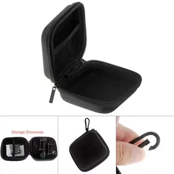 SecurityIng Thickened EVA Organizer Box Metal Zippers Aluminum Buckles Headlamp Electronics Protective Storage Gifts Case