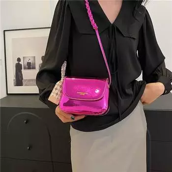 Седельная сумка, сумка через плечо, женская модная повседневная летняя минималистичная модная тенденция 2024 года, сумка через плечо в западном стиле, женская сумка only bag