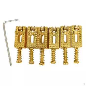 Седла для бриджа Alloy Roller Tremolo для электрогитар ST Instrument серебряный