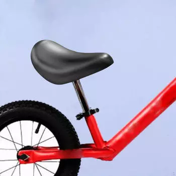 Седло для детского балансировочного велосипеда с камерой и велосипедными аксессуарами чёрный