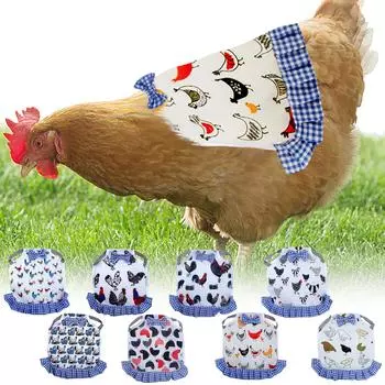 Седло для курицы Стандартное седло для курицы Фартук для защиты птицы Фартук для защиты спины птицы B