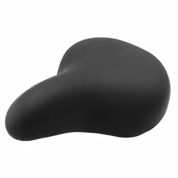 Седло для велосипеда NOGUCHI, пушистое, совместимое с электроусилителем, черное [большое седло] Велосипеды,