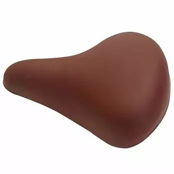 Седло велосипеда NOGUCHI темно-коричневое легкое транспортное средство для ремонта Mamachari [мягкое седло] темно-коричневого