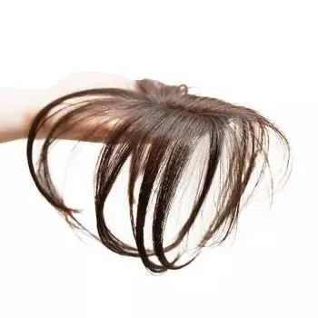 Седые волосы, скрывающие частичный парик, челка, парик, часть волос, частичный парик, верхняя часть, листовые наращивания для челки, истончение волос, скрывающие парик, челка для частичного коричневый