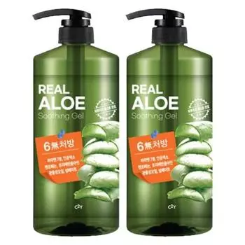 See2Y Aloe Soothing Gel Large Capacity Pump Moisturizing Cream Aloe Vera Gel, 2 Pieces, 1000ml