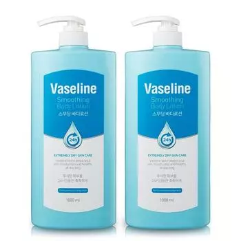 See2Y Vaseline 24h Smoothing Body Lotion, 1 л, 2 шт.