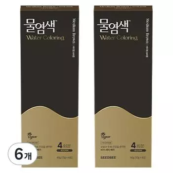 Seed B Premium Water Dye Season 2 4p, medium brown, 6 pcs.