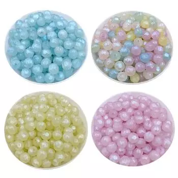 Бисер ручной работы ювелирные изделия оптом 20 шт 10 мм круглые свободные бусины-разделители изготовление своими руками акриловые новые ожерелья браслеты бусины для одежды синий