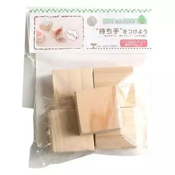 SEED Horu Navi деревянная ручка для ластика примерно 30 x 30 x толщина 5 шт. штамп, коричневый, 15 мм, KH-M2