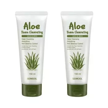 Очищающая пенка Seed Water Aloe 150 мл, 2 шт.