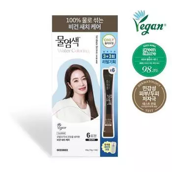 Seedbee Premium Water Dye Medium Brown 3+3 Refill Plan,Korean hair products