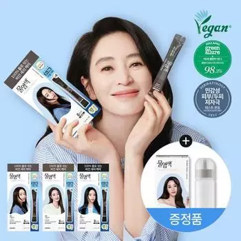 SEEDBEE Premium Water Dyeing 3+3 Refill Plan, Выберите 1 из 3 типов, Корейские средства для волос 01. Medium brown