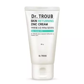 Seedmul Dr.Trup Восстанавливающий крем для кожи с цинком, 60г, 1 упаковка Популярная корейская косметика