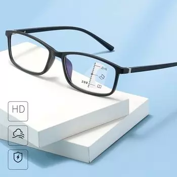 Прогрессивные очки для чтения Seemfly, женские очки с блокировкой синего света, мультифокальные очки для пресбиопии, сверхлегкие Strength 1