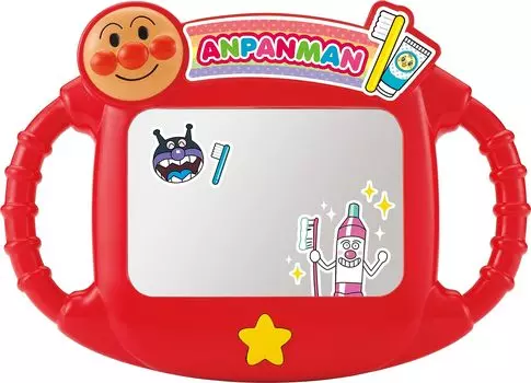 SEGA FAVE Shakashaka Anpanman блестящее чистящее зеркало красный