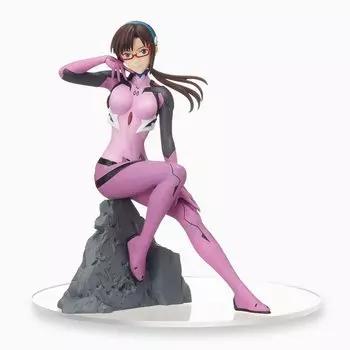 Sega Goods Evangelion: 3.0+1.0 Thrice Upon a Time SPM Vignetteum Mari Makinami Illustrious, Pink