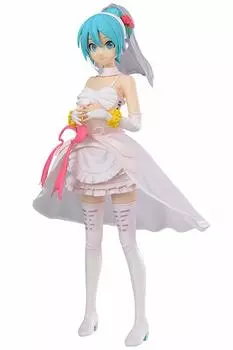 SEGA Hatsune Miku Project DIVA Arcade Future Tone Super Premium Figure Miku White “Hatsune - Dress”