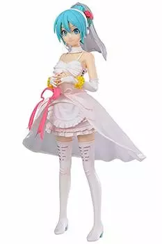 Sega Project Diva Arcade Future Tone Hatsune Miku Super Premium Action Figure White Dress, 9