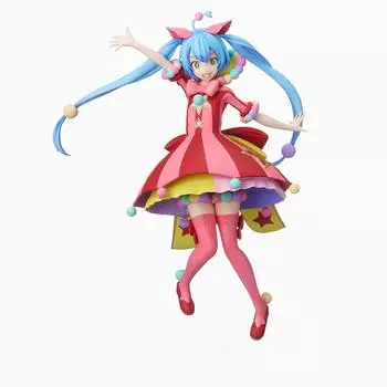 Sega Project Sekai Colorful Hatsune Miku Супер Премиум Фигурка Хацунэ Мику из Страны Чудес Мировая сцена! подвиг.