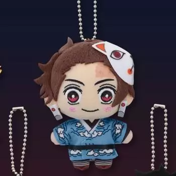 Sega Sega Demonic Blade Keychain Mascot Doll Vol 8 Все 4 типа Kamado Tanjiro для Японии