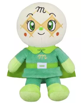 SEGA TOYS Anpanman Fluffy Smile Мягкая игрушка S Plus Melonpanna-chan