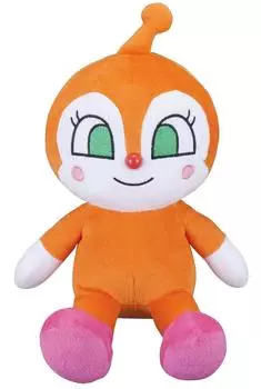 SEGA TOYS Anpanman Fluffy Smile Plush S Plus Dokin-chan
