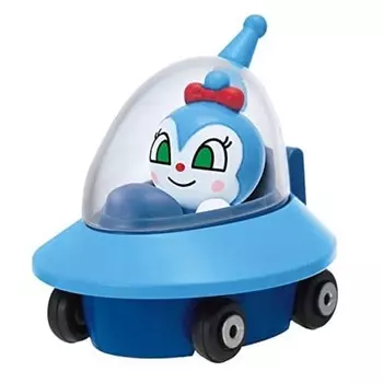 SEGA TOYS Anpanman Museum Let s Go Mini Car Kokin UFO and Kokin-chan
