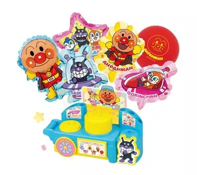 SEGA TOYS Anpanman PUSH надувает воздушный шар Puku Puku