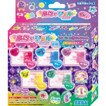 SEGA TOYS Puni Gel Эксклюзивный цветной гель 5 шт. Набор базовых цветов