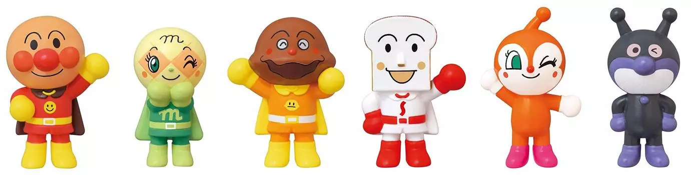 SEGA TOYS Серия Anpanman Museum Genki 100 Friends Set Bye!