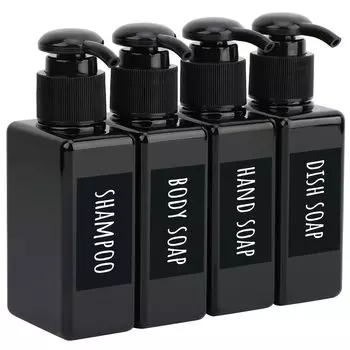 Segbeauty Soap Refill Segbeauty Shampoo Bottles Set of Made of Black Direct Stand Включает разделенные для Для Для Высокой Вязкости Для Для Деловых Поездок