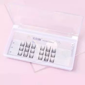 Сегментированные накладные ресницы Cat Elf: Маленький Пламя Подсолнух Стиль