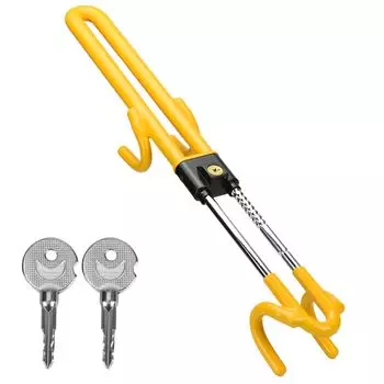 Seibido Honpo Vehicle Relay Attack Двойной телескопический запасной ключ в комплекте Противоугонный замок, Профилактика, Присутствие, Универсальность, Безопасность, Регулировка, жёлтый