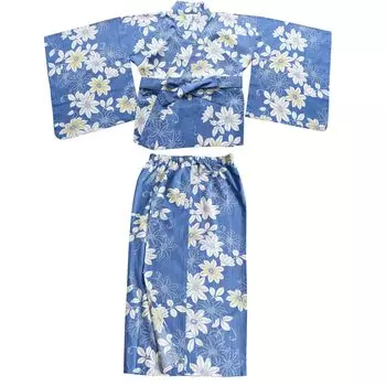 Seiei Yukata для размера Easy to Tessellation Blue [Easy Adults, Yukata, Tessellation, SM, 72036] Yukata, Dress, Pattern,