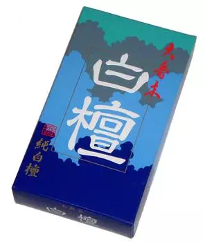 Seikado incense large incense large roses sticks, sandalwood, синий