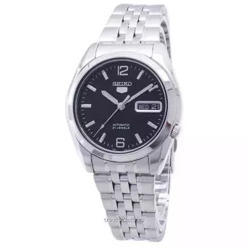 Seiko 5 Automatic 21 Jewels SNK393 SNK393K1 SNK393K Мужские часы чёрный