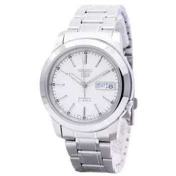 Seiko 5 Automatic 21 Jewels SNKE49 SNKE49K1 SNKE49K Мужские часы белый