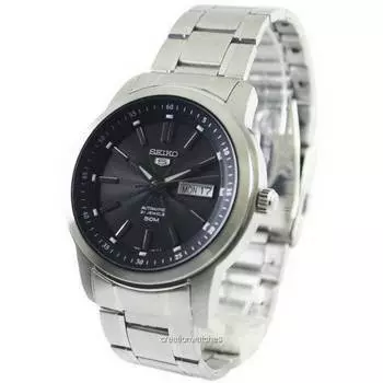 Seiko 5 Automatic 21 Jewels SNKM87 SNKM87K1 SNKM87K Мужские часы чёрный