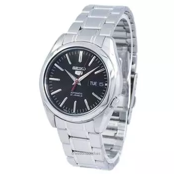Seiko 5 Automatic Japan Made SNKL45 SNKL45J1 SNKL45J Мужские часы чёрный