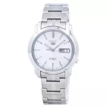 Seiko 5 Automatic 21 Jewel SNKK65 SNKK65K1 SNKK65K Мужские часы серебряный