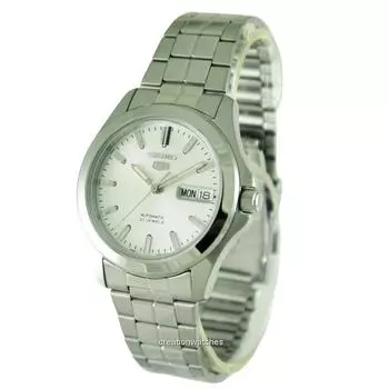 Seiko 5 Автоматические 21 драгоценный камень SNKK87 SNKK87K1 SNKK87K Мужские часы серебряный